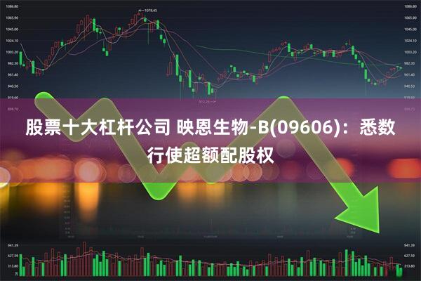 股票十大杠杆公司 映恩生物-B(09606)：悉数行使超额配股权